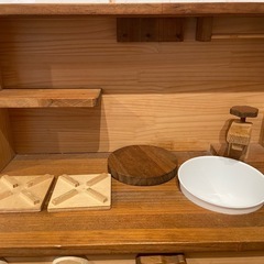 おままごと　キッチン　木製の画像