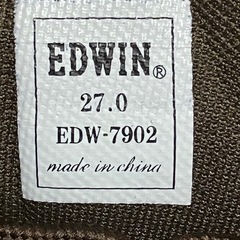 エドウィン　ハイカットブーツ
27cm の画像