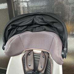 自転車 チャイルドシート あと付け前 子供 グレー NCD489S NCD490S クルームフロントシート パナソニック ギュットの画像