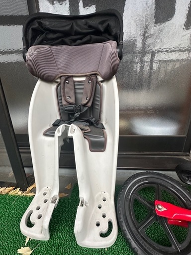 自転車 チャイルドシート あと付け前 子供 グレー NCD489S NCD490S クルームフロントシート パナソニック ギュット