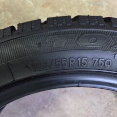 ☆値下げ可! 冬タイヤ  165/55R15 トーヨータイヤ GIZ バリ溝  タイヤのみ4本セット☆の画像