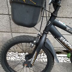 自転車　18インチ　黒　ブラックの画像