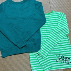JENNI カーディガン、Tシャツ150cmの画像