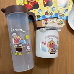 新品未使用含アンパンマン食器セットお茶ポット皿保存容器お弁当箱等まとめ売り　すかいらーくアンパンマン クラブの画像