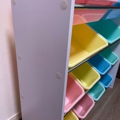 本日〜明日のみ価格　おもちゃ箱　おもちゃ収納　キッズ　子供おもちゃの画像