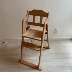 ベビーチェアー　ハイチェアー　折り畳みの画像