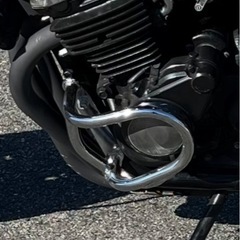 PrettyRacing製 エンジンガード CB400SF NC31 メッキ の画像