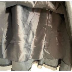 ◯INDIVIスカート膝下黒Lの画像