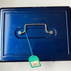 ELM★小型金庫2段★鍵付き★暗証番号ありの画像