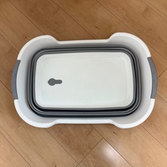 折りたたみ桶（バケツ）の画像