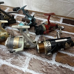 スピニングリール　7個セット　釣り　釣具　サビキ　投げ釣り　堤防の画像