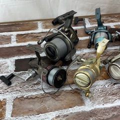 スピニングリール　7個セット　釣り　釣具　サビキ　投げ釣り　堤防の画像