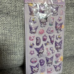 クロミちゃん立体シールの画像