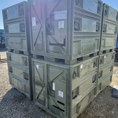 米軍　放出品　コンテナ　世田谷ベース　倉庫　道具箱　物置　FRP 5台セットの画像