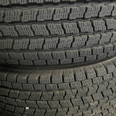 軽バン、軽トラ用ヨコハマスタッドレス&鉄ホイール4本セット　145/80R12の画像