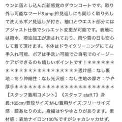 モッズダウンコート　新品の画像