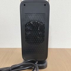 新品　セラミックヒーター　ブラック　小型 温風ヒーターの画像