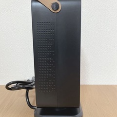 新品　セラミックヒーター　ブラック　小型 温風ヒーターの画像
