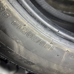 BRIDGESTONE BLIZZAK VRX3 185/70R14 14インチ スタッドレス 4本 22年製 の画像