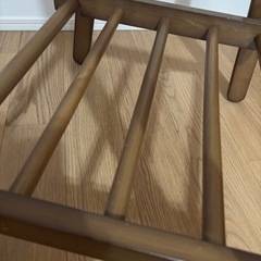 天然木　ハンガーラック　木製の画像