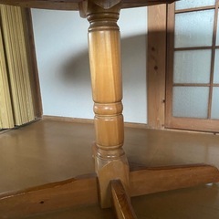 円テーブル98✖️70の画像