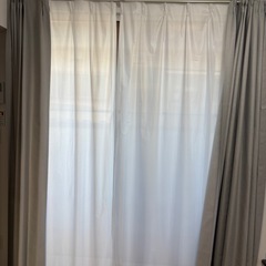 【12/27迄】遮光1級 カーテン&レース 4枚セット×2の画像