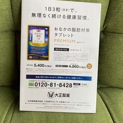 大正製薬　おかなの脂肪対策タブレット　サプリメントの画像