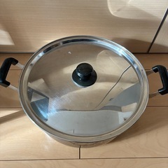 ステンレス　両手鍋の画像