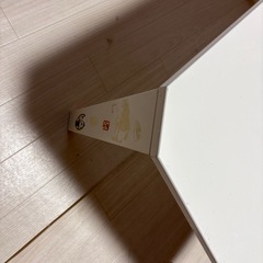 白 ローテーブル センターテーブル シンプルデザインの画像