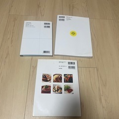 レシピ本、作詞の本の画像