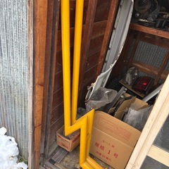 イナズマ用 竹槍マフラー（自作ワンオフ）※要補強／要再塗装の画像