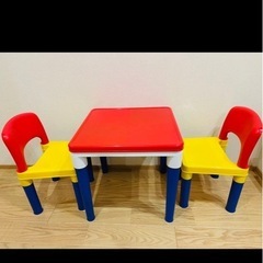 ブロック　テーブルの画像