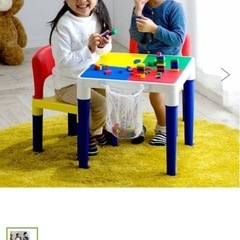 ブロック　テーブルの画像