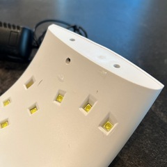 ジェルネイルランプ、グリッターの画像