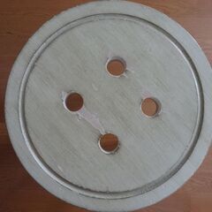 木製ボタンスツール 座面高45cmの画像