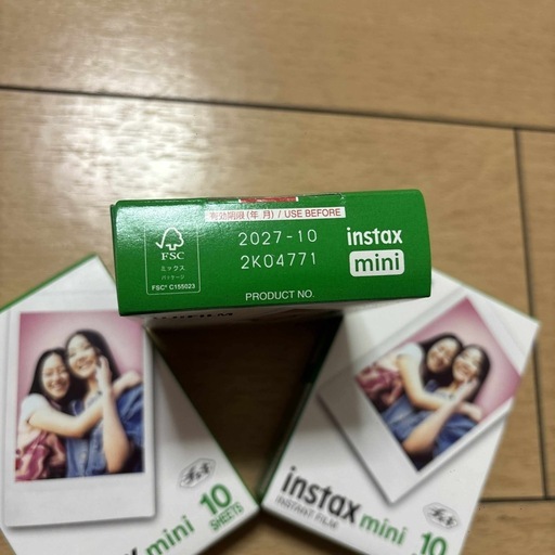 50箱FUJIFILMのinstax mini用インスタントフィルム 