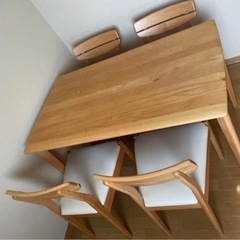 ニトリ　ダイニングテーブル　セットの画像