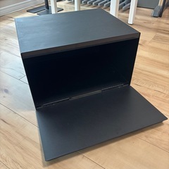 人気！山崎実業タワーブレッドケース黒の画像