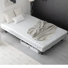 すのこベッド　専用マットレス付きの画像