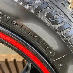 アルミホイール　155 65 14 VRX 2020年　4本　軽自動車サイズの画像