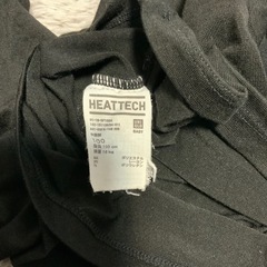 HEATTECH 黒 長袖 アンダーシャツ 2枚セット サイズ100の画像
