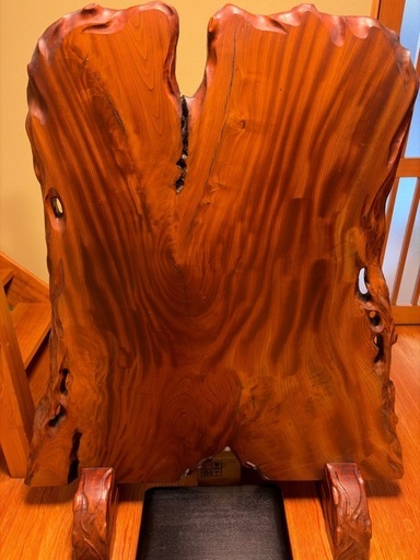 欅 ケヤキ】天然木 一枚板 ついたて 衝立 無垢材 高級 和家具