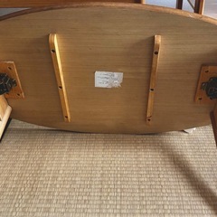 折りたたみ　木製　ローテーブル　の画像