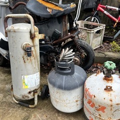 エアーコンプレッサーサブタンクバーベキュープロパンの画像