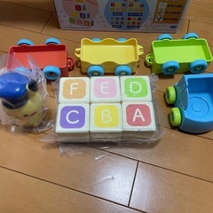 モンポケ　ピカチュウ　積木の画像