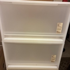無印良品収納ケース中　2個セットの画像