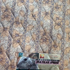 【中古】木製シングルベッド引き出し付きフランスベット製マット付きの画像