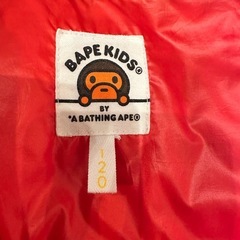 BAPE. KID ダウンジャケット　120　の画像