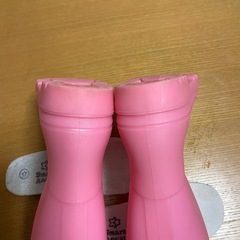 【良品】西松屋　Smart Angel 長靴 ピンク 17サイズ^_^ソール部もしっかりあります♪の画像