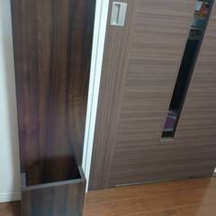 新品木製クリーナースタンド 収納BOX付きの画像